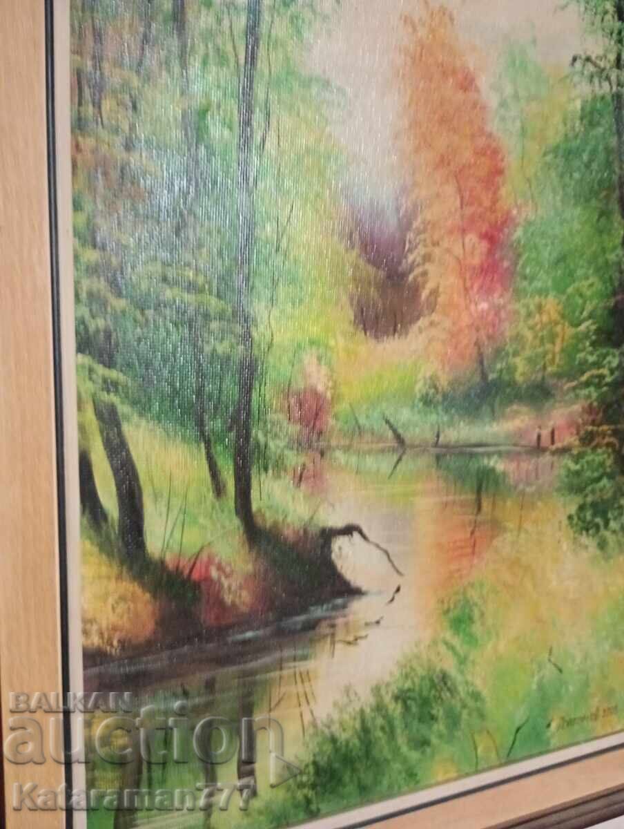 Tablou în ulei! Rosen Poptomov cu preț 80.00 BGN | € 40.90