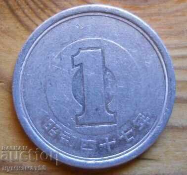 1 yen 1972 - Japan 1 yen 1972 - Japan