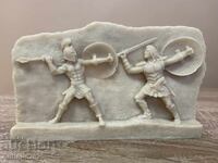 Дуел на гладиатори – мраморен барелеф