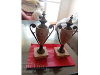 Decorațiuni vechi pentru ceas de șemineu