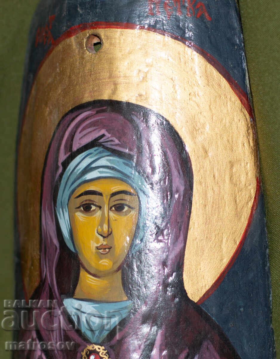 Παράδοση Χειροποίητη κεραμική εικόνα της Παναγίας Παράδοση Χειροποίητη κεραμική εικόνα της Παναγίας