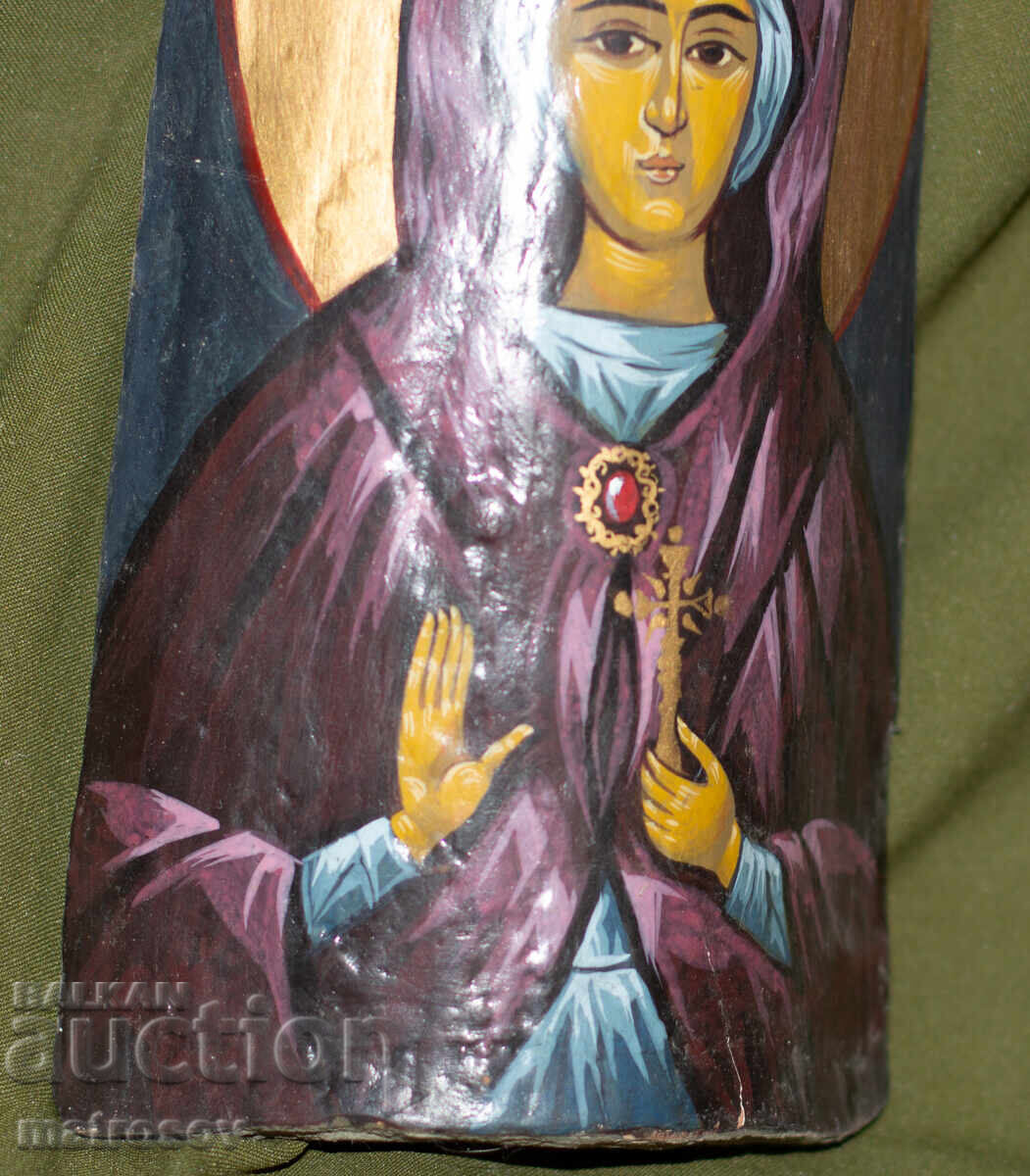 Χειροποίητη κεραμική εικόνα της Παναγίας - 5 Χειροποίητη κεραμική εικόνα της Παναγίας - 5