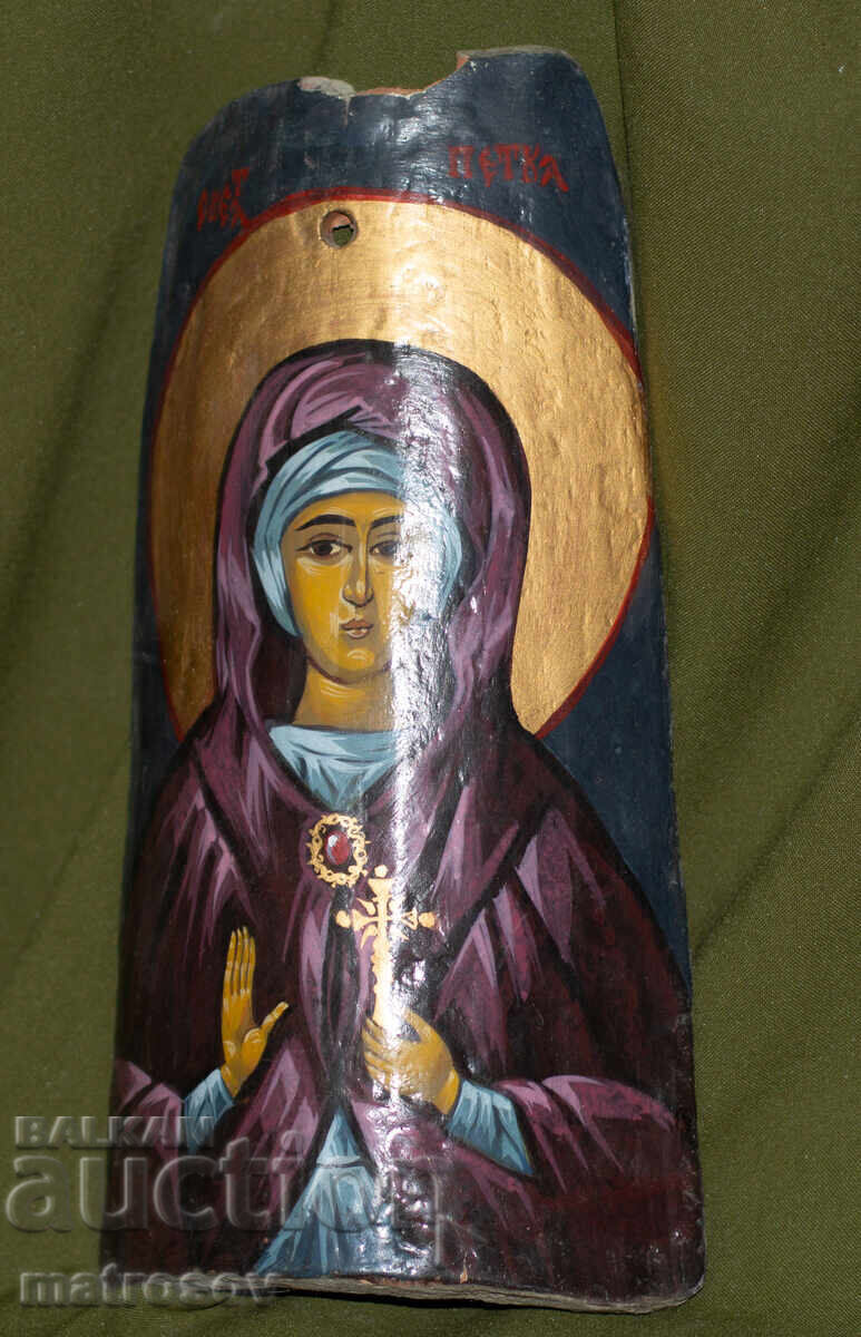 Χειροποίητη κεραμική εικόνα της Παναγίας Χειροποίητη κεραμική εικόνα της Παναγίας