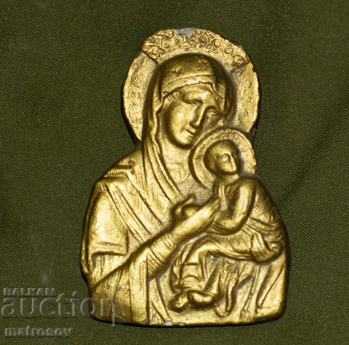 Basorelief, icoană ceramică a Sfintei Fecioare Maria cu Pruncul - 5 Basorelief, icoană ceramică a Sfintei Fecioare Maria cu Pruncul - 5