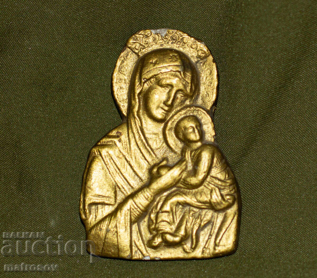 Basorelief, icoană ceramică a Sfintei Fecioare Maria cu Pruncul Basorelief, icoană ceramică a Sfintei Fecioare Maria cu Pruncul