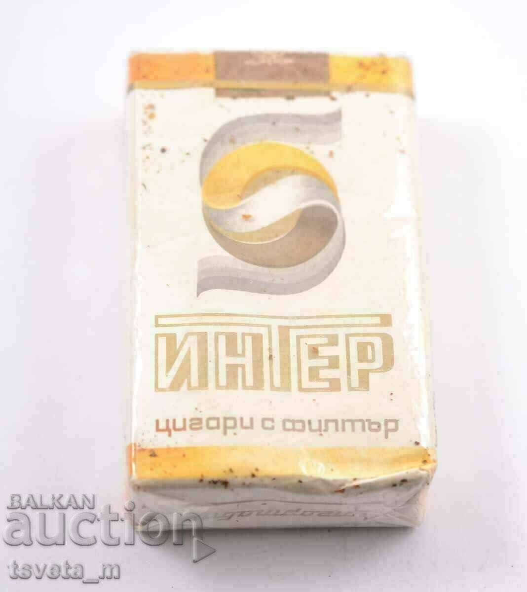 Аукцион Цигари ИНТЕР  запечатан пълен пакет, соц