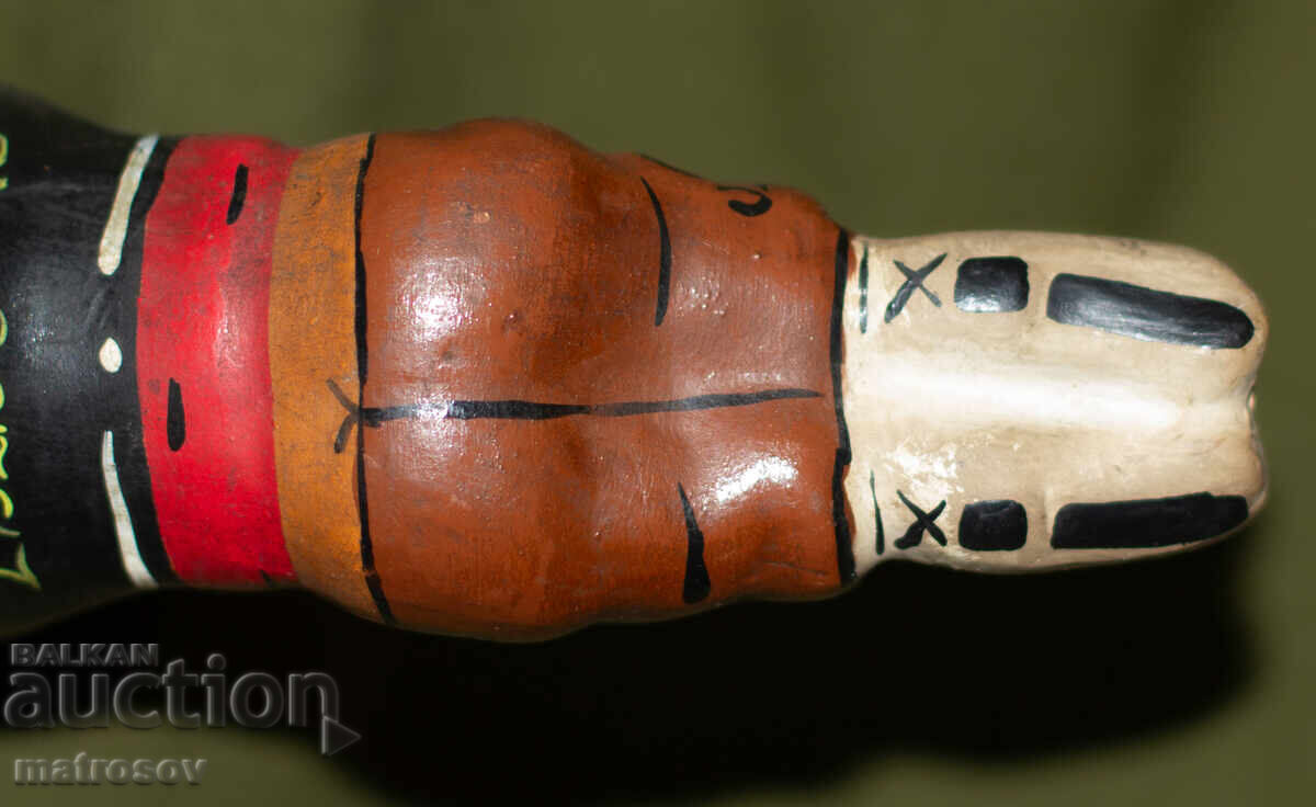 Ръчно изработена керамична декорация, народна носия - 6