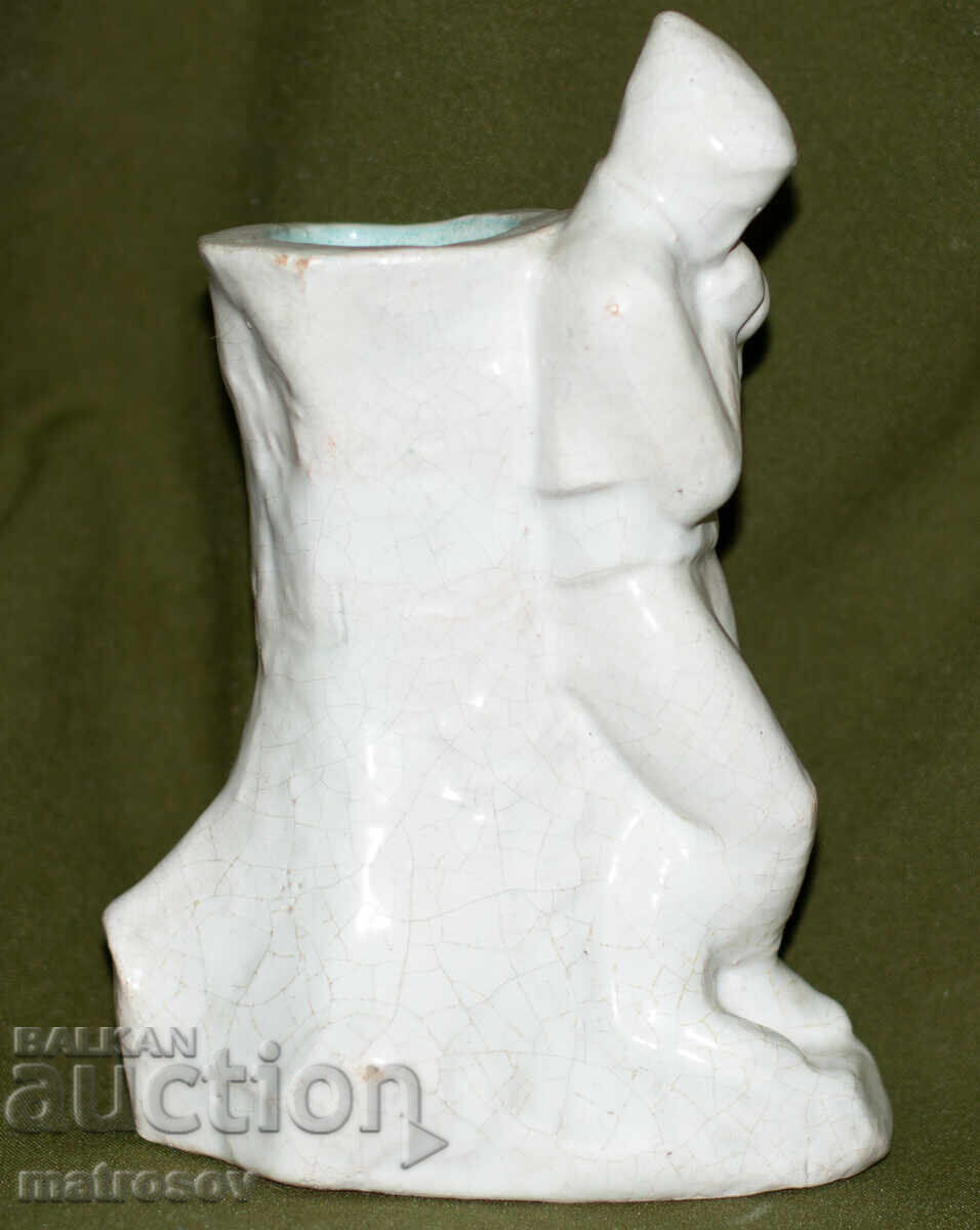 Αυθεντική διακοσμητική κεραμική βάζα με τιμή 120.00 BGN | € 61.36