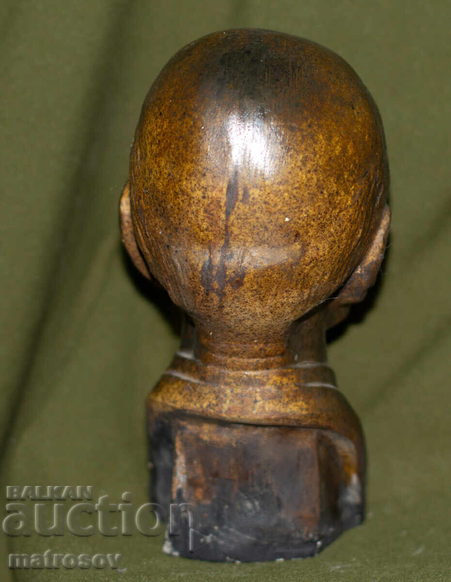 Δημοπρασία Κεραμικό γλυπτό, προτομή του Συμεών Σαξκομπουργκότσκι