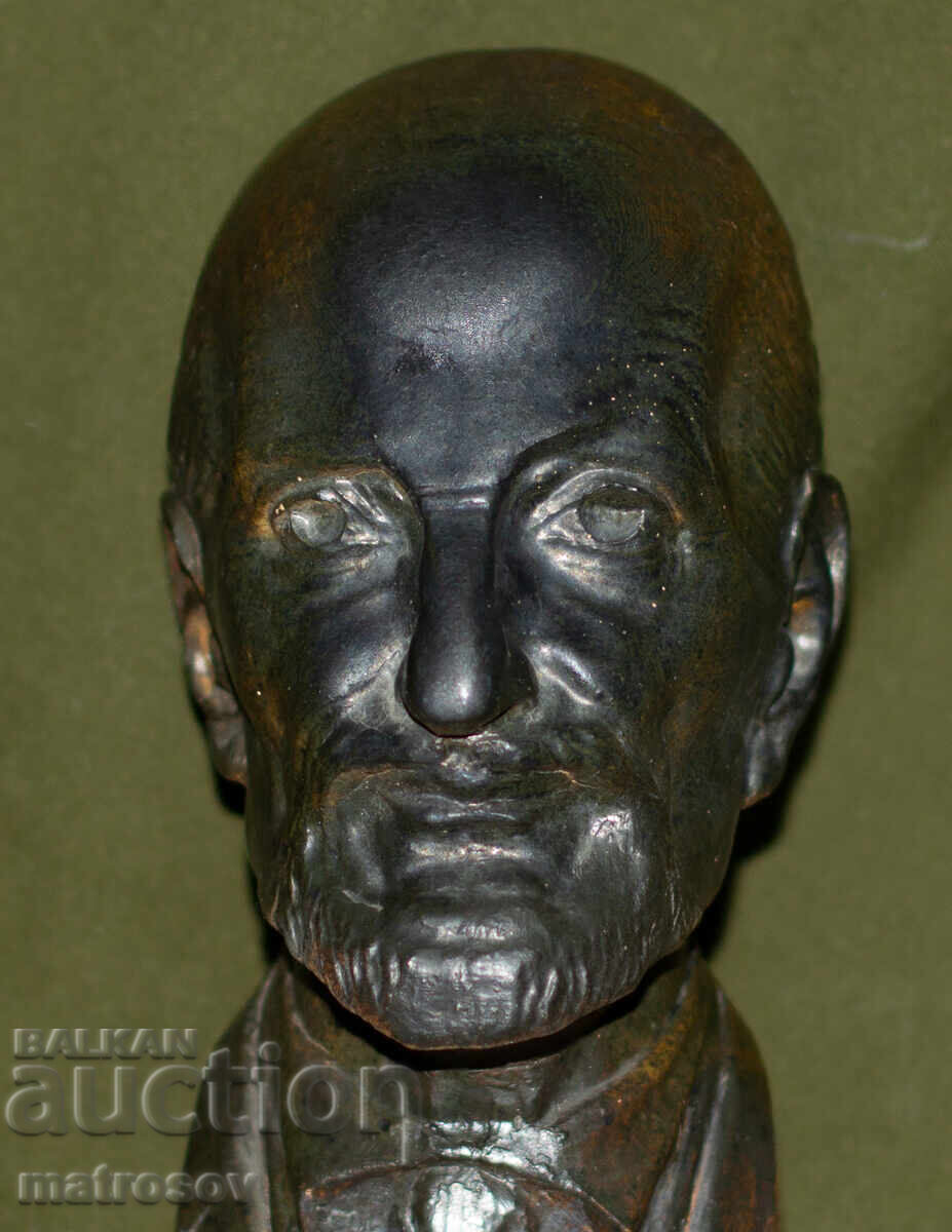 Κεραμικό γλυπτό, προτομή του Συμεών Σαξκομπουργκότσκι