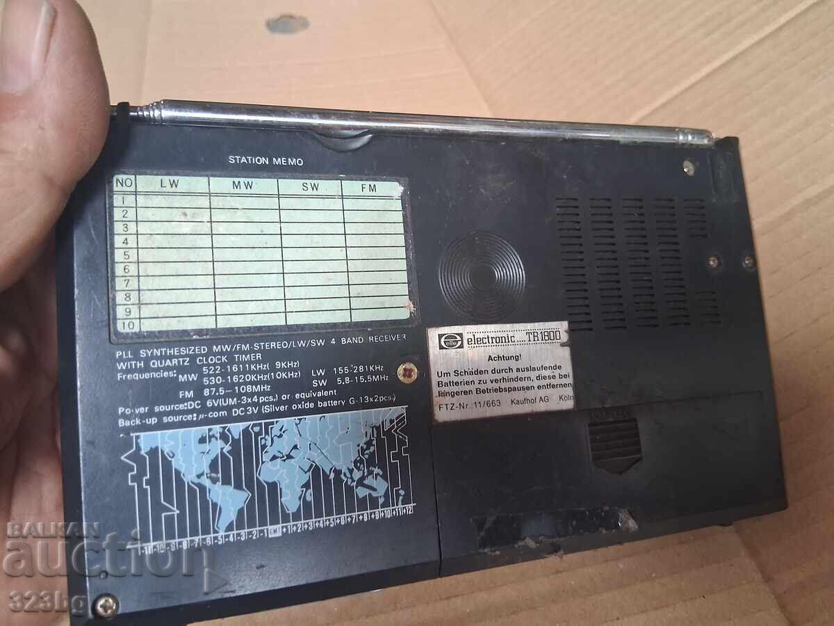 Delivery of Retro portable radio Delivery of Retro portable radio