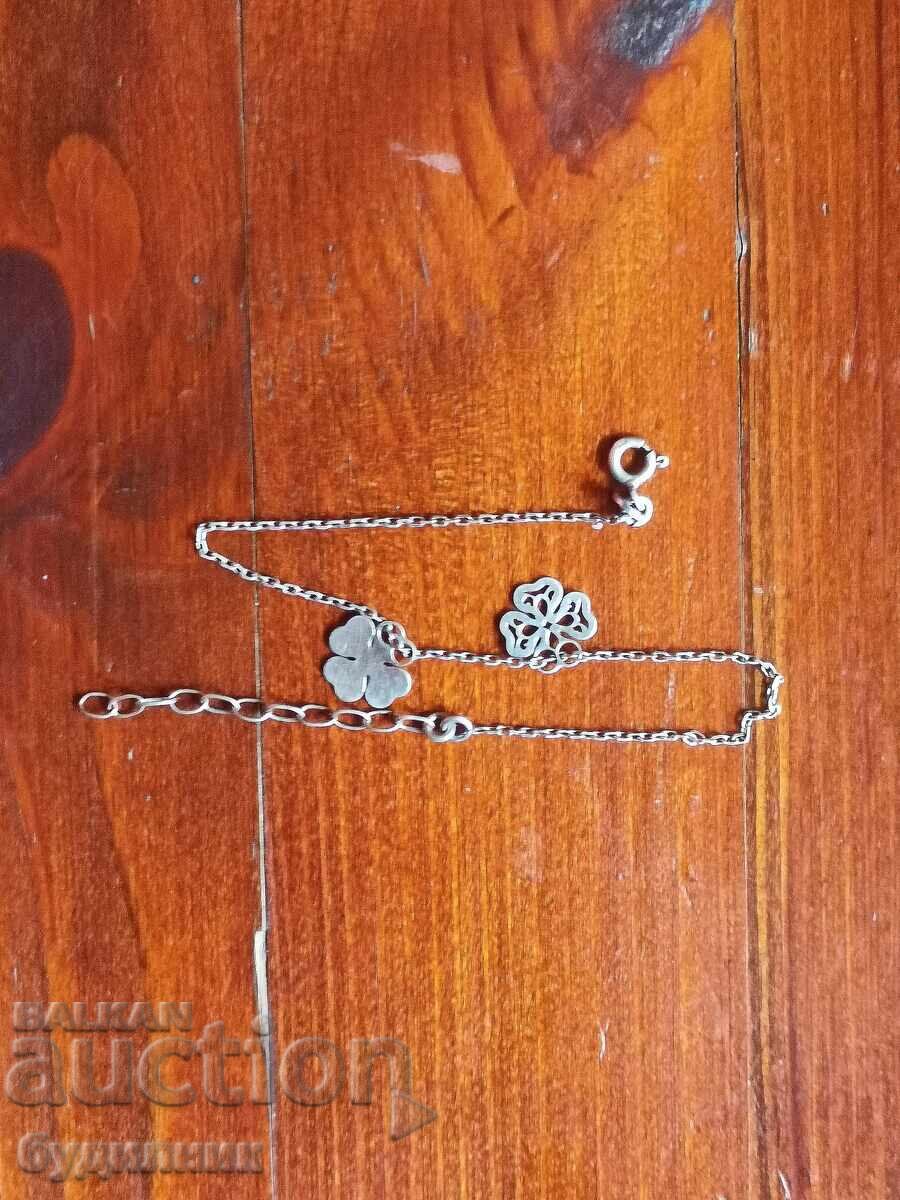 Сребърна гривна. От 17 до 20см. Пускам над 100 Аукциона. Раз с цена 21.99 лв. | € 11.24