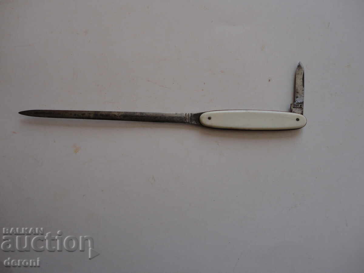 Παράδοση Γερμανικό συνδυαστικό μαχαίρι για γράμματα