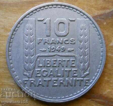 10 franci 1949 - Algeria (colonie franceză)