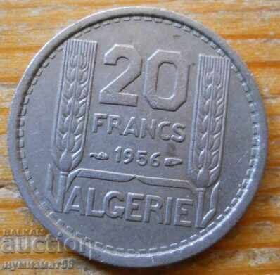 20 франка 1956 г  - Алжир (Френска колония)