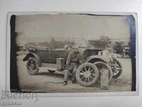 Carte poștală foto originală, mașină 1932