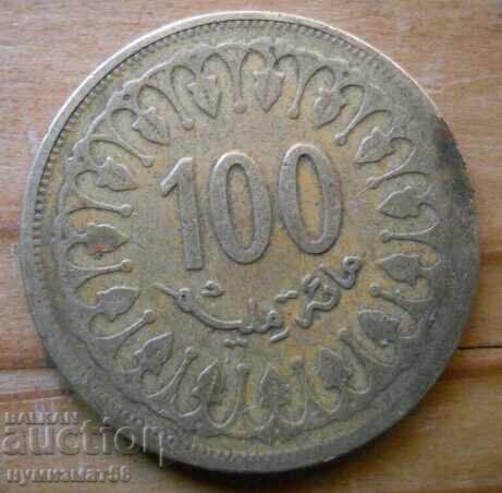 100 millimas 1997 - Tunisia 100 millimas 1997 - Tunisia