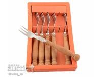 Tacâmuri Furculițe medii 6 buc - Gabrovo 1979 g. sots