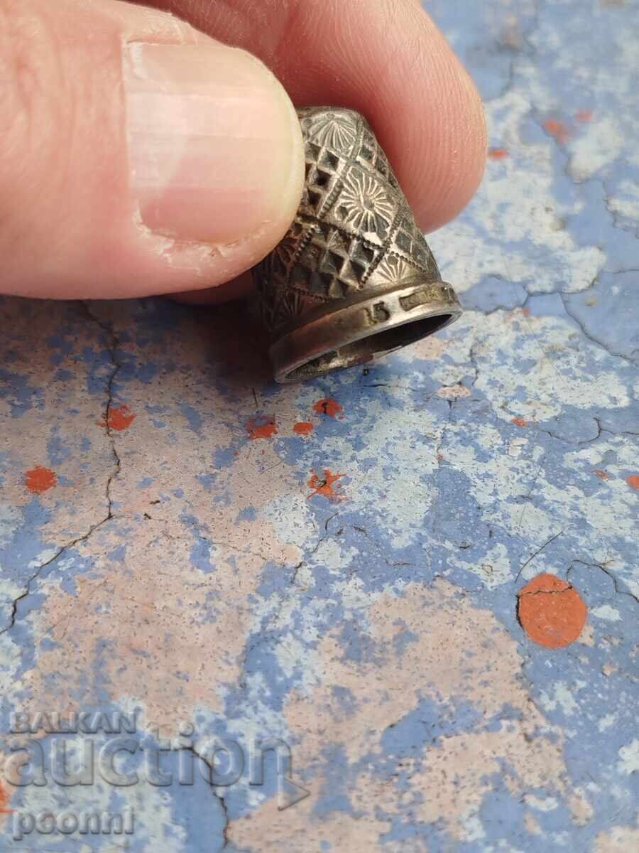 Δημοπρασία Ασημένιος δακτύλιος αντίχειρα (παλιός) Δημοπρασία Ασημένιος δακτύλιος αντίχειρα (παλιός)