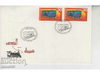 First Day Postal Envelope Trains Locomotives Railway