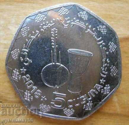 5 Ougi 2018 - Μαυριτανία (διμεταλλικό)