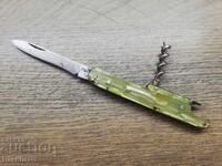 CUȚIT DE BUZUNAR BULGĂRESC BUCOVEC, CUȚIT, DESCHIZĂTOR DE STICLE, MODEL RAR