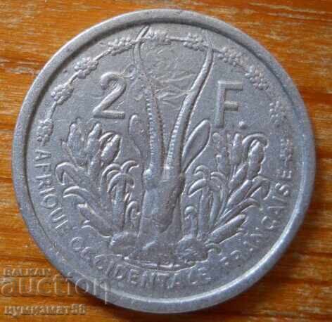 2 Φράγκα 1948 - Δυτική Αφρική (Γαλλική αποικία)