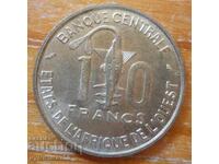 10 francs 1970 - West Africa