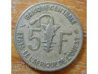 5 Francs 1970 - West Africa