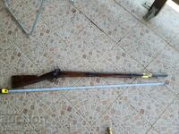 Cannon, flintlock, musket, rifle