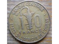 10 francs 1978 - West Africa