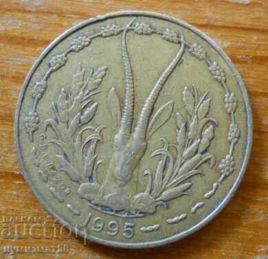 5 francs 1995 - West Africa with price € 1.28 | 2.50 BGN