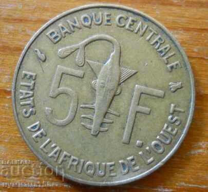 5 francs 1995 - West Africa