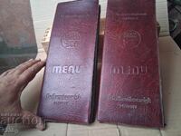 Balkanturist Plovdiv Menu 2pcs 80s