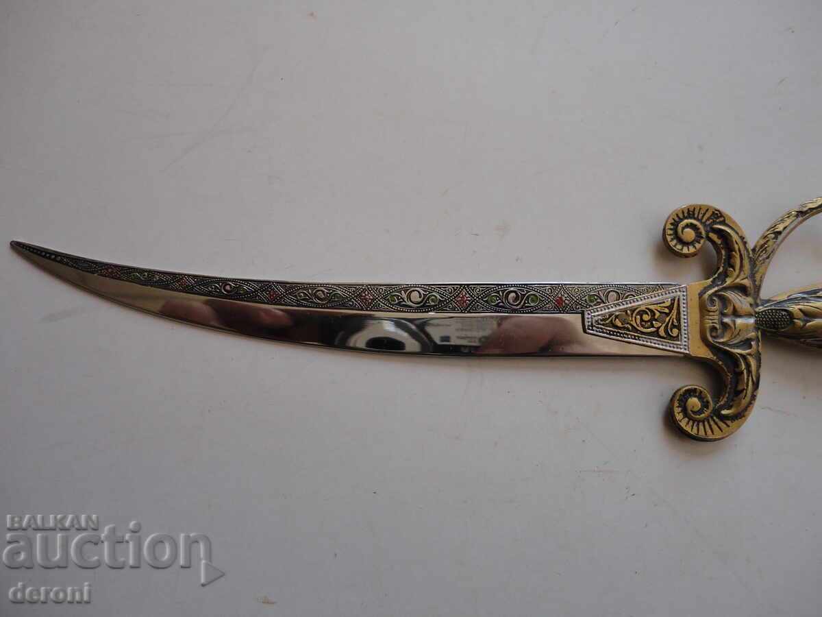 Auction  Dagger Kama with enamel handle