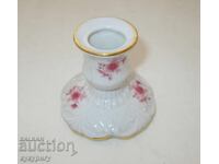 Suport de lumânare delicat, mic, din porțelan german Lindner Bavaria