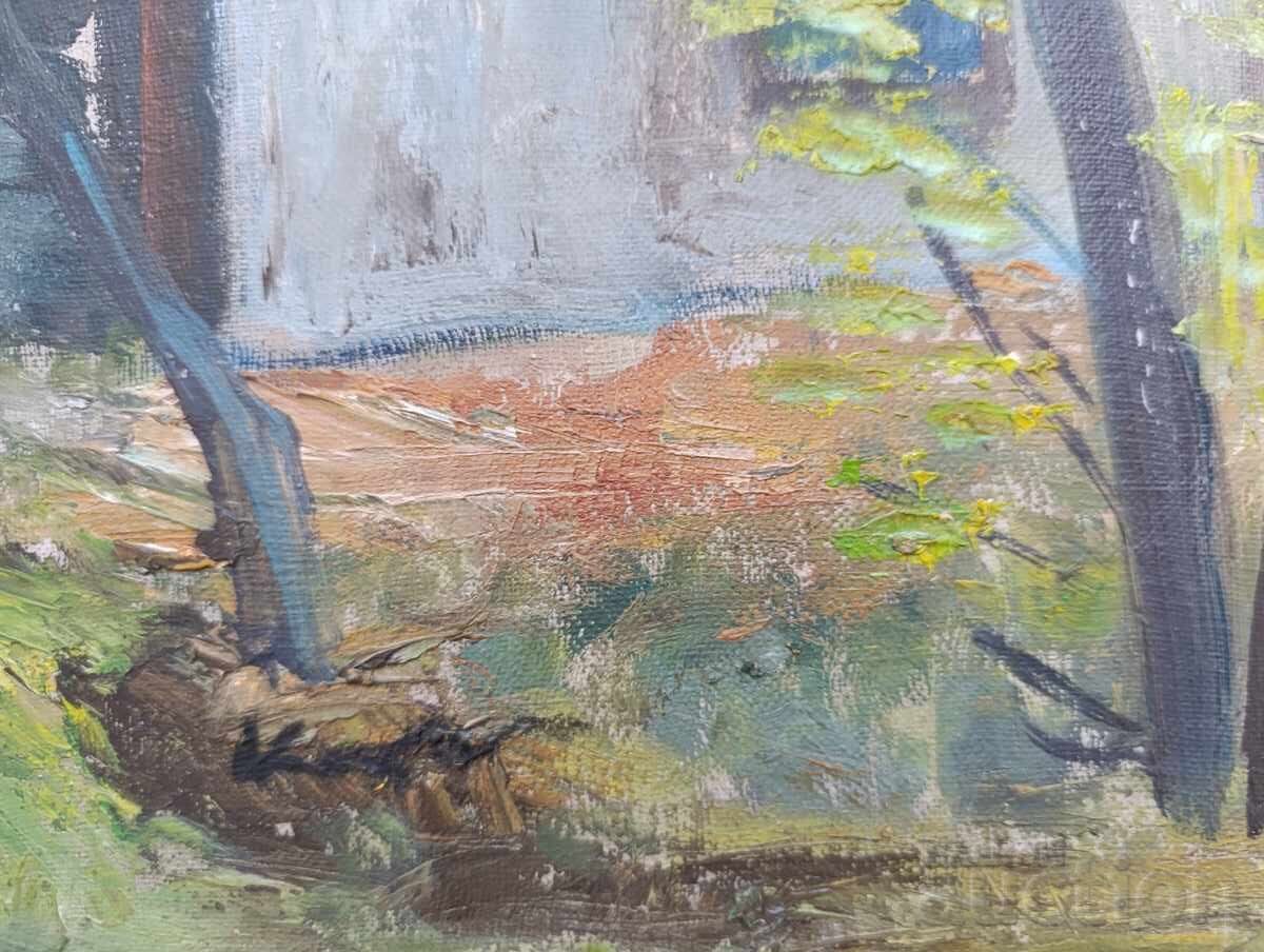 Auction Old oil painting, Bulgarian artist Auction Old oil painting, Bulgarian artist