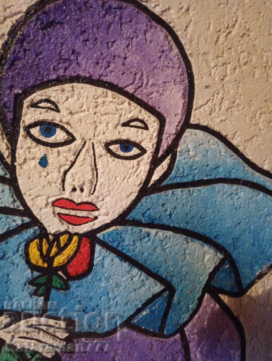 Tablou pe piatră! cu preț € 70.00 | 136.91 BGN