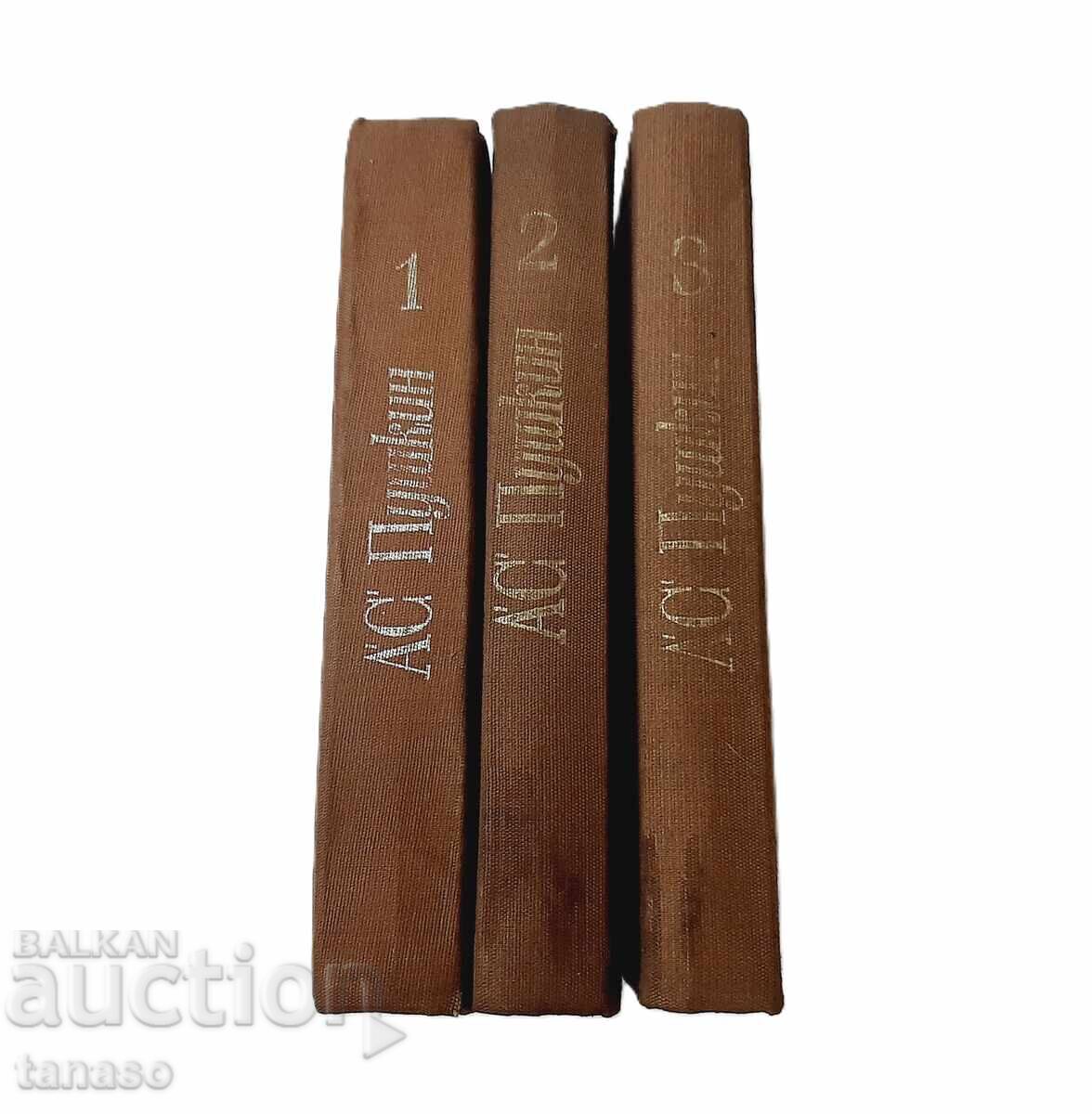 Παράδοση Αλεξάντερ Πούσκιν - Επίλεκτα Έργα σε 3 τόμους, τόμος 1-3