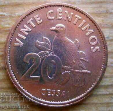 20 centimes 2017 - Sao Tome and Principe