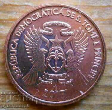 10 centimes 2017 - Sao Tome and Principe with price 7.00 BGN | € 3.58