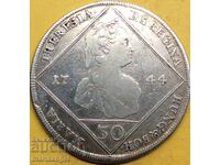 30 Kreuzer 1744 Austria Graz Maria Tereza 1740-1780 argint
