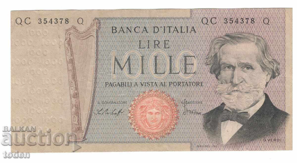 Ιταλία - 1.000 Λίρες - 1977 - P# 101e - Βέρντι - 2ος τύπος - Χαρτί