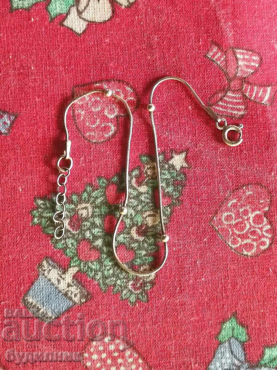 Silver bracelet. From 18 to 20cm. I'm listing over 100 auctions with price 21.99 BGN | € 11.24