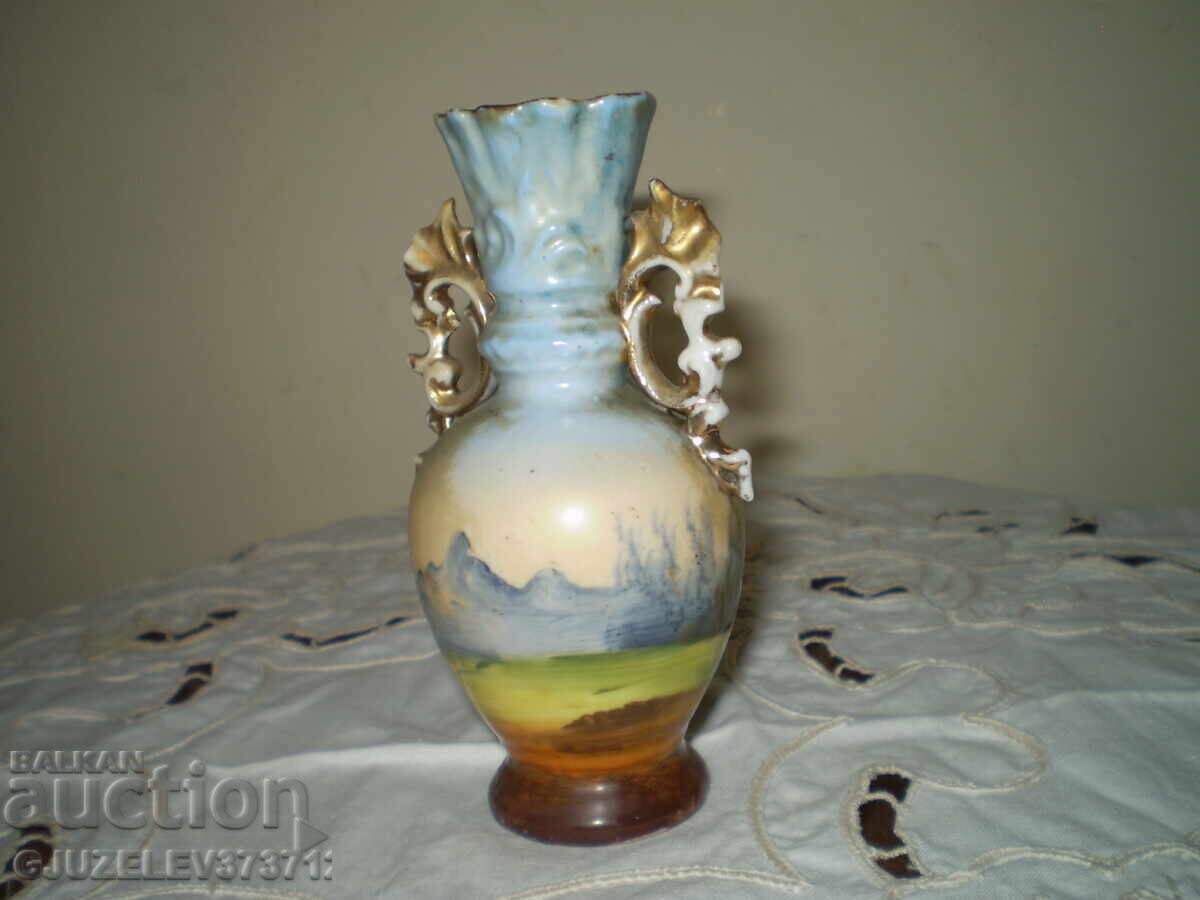 Carlsbad Vase, porcelain, circa 1900, height 12 cm with price 139.00 BGN | € 71.07