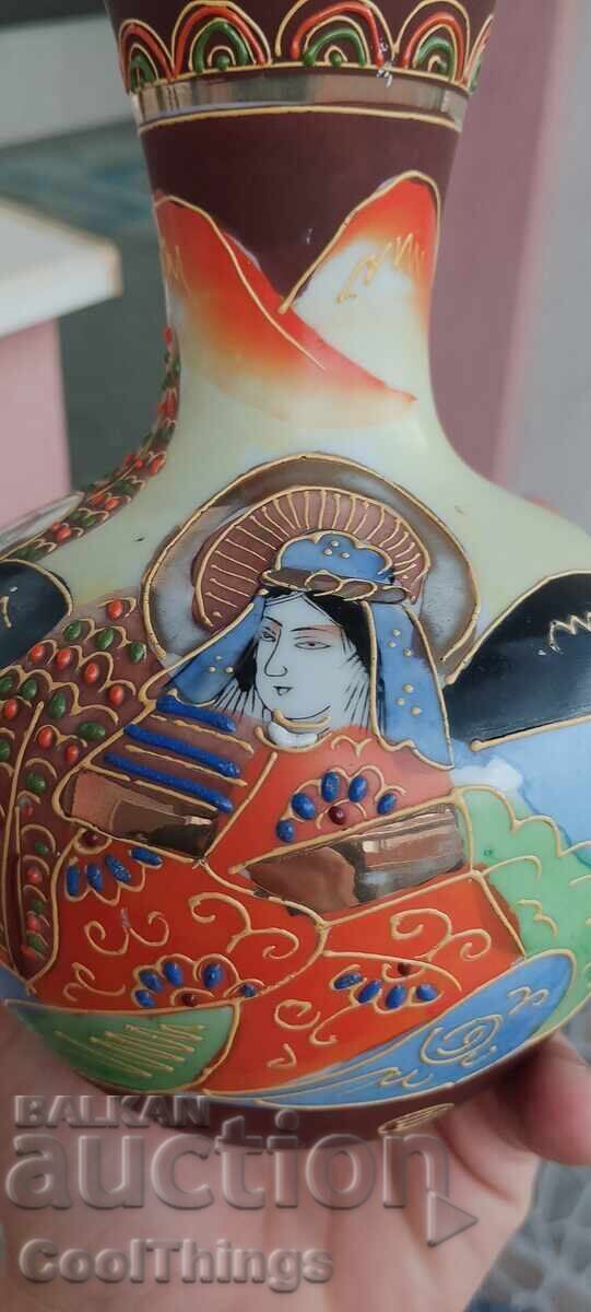 Βάζο τύπου Satsuma πορσελάνης, μαρκαρισμένο - 5