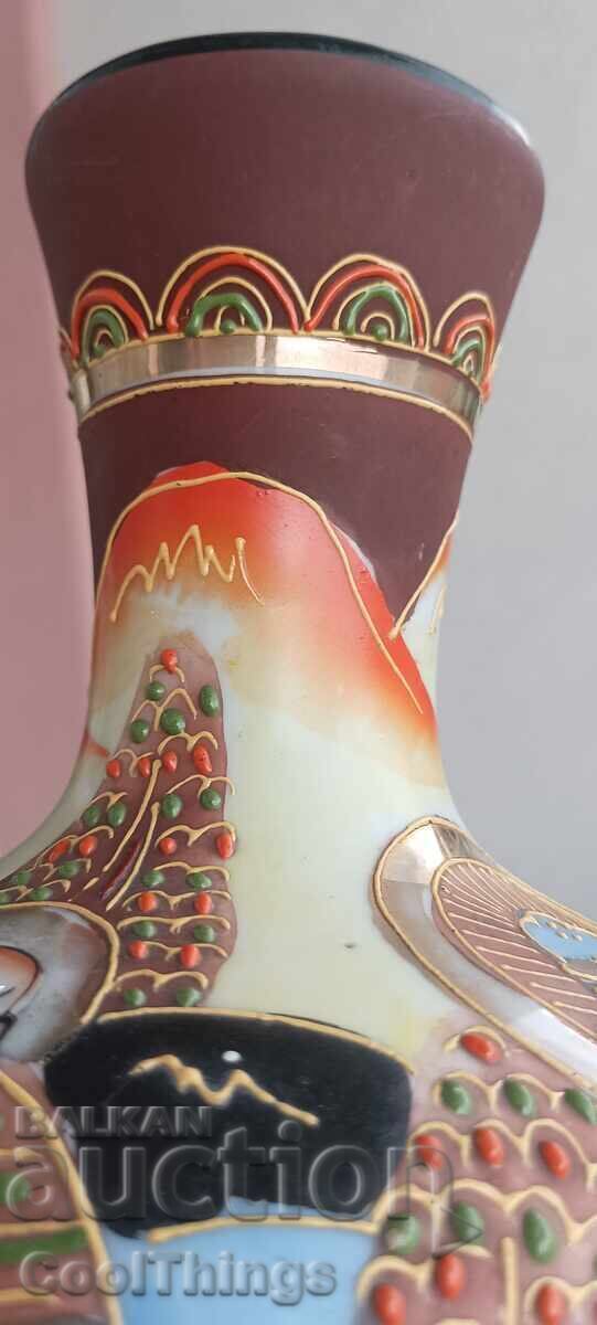 Βάζο τύπου Satsuma πορσελάνης, μαρκαρισμένο - 7