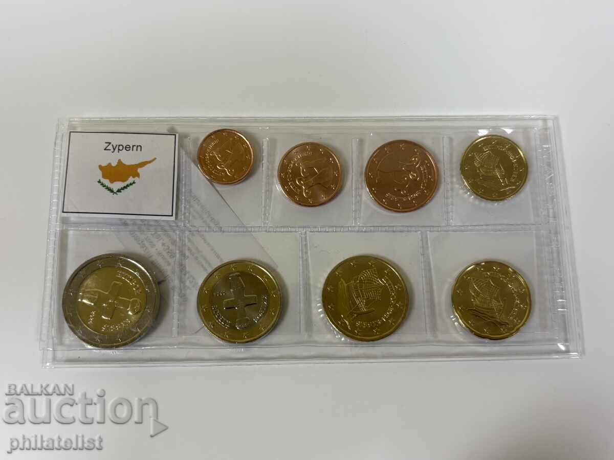 Аукцион Кипър 2024 - Евро Сет от 1 цент до 2 евро , 8 монети UNC Аукцион Кипър 2024 - Евро Сет от 1 цент до 2 евро , 8 монети UNC