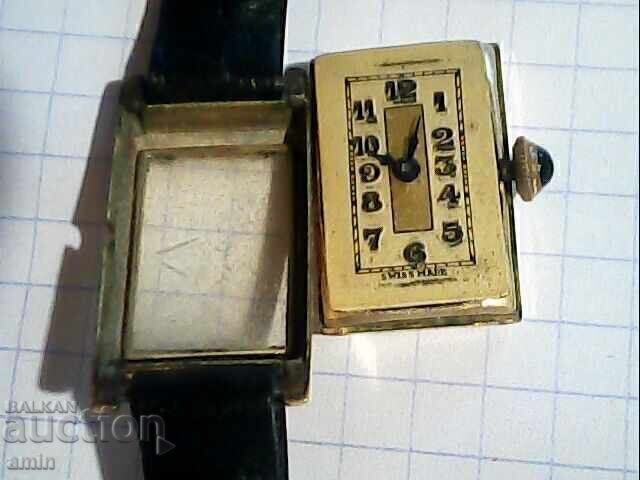 Delivery of 2 old gold-plated watches, 20 microns