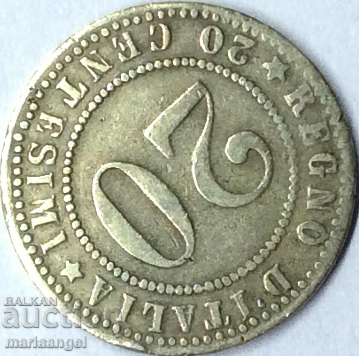 Delivery of 20 centesimi 1895 - quite rare